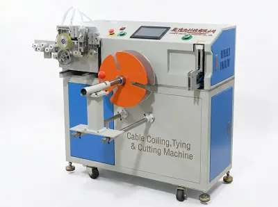 Automatic Cable Coiling, Tying & Cutting Machine WPM-40-80 - Coiling & Binding Machine