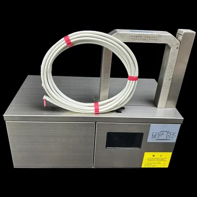 Cable Spool Coil Plastic Opp Tape Bundling Machine JW-1216 - Coiling & Binding Machine