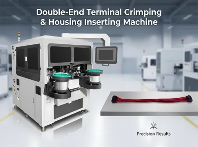 Double-End Terminal Crimping & Housing Inserting Machine JW-CK01 - Wire Harness Auxiliary Equipment