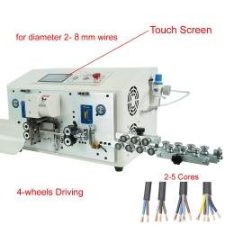 Double Round Multi-Core Wire Stripping & Cutting Machine (2-8mm) WPM-YHT6