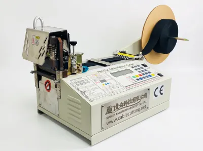 Automatic Hot Cut Satin Ribbon Cutter for Fabric WPM-890S - Tape Cutting Machine