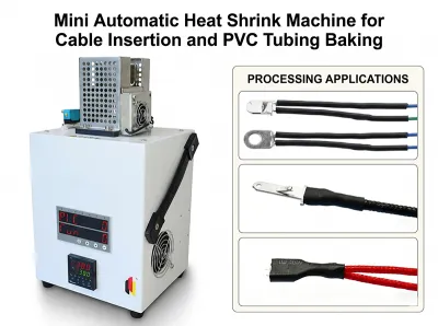 Mini Automatic Heat Shrink Machine for Cable Insertion and PVC Tubing Baking JW‑HST‑05B - Wire Harness Auxiliary Equipment