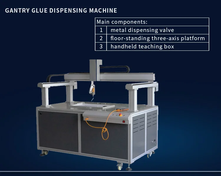 automatic silicone three-axis glue dispensing robot glue dispenser machine, Automatic Silicone Glue Dispensing Machine
