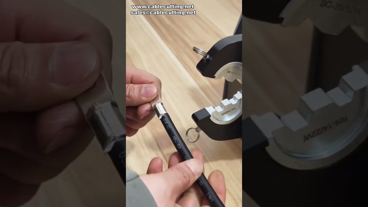 Electric Terminal Crimping Machine for Hexagonal Copper Lug Crimps