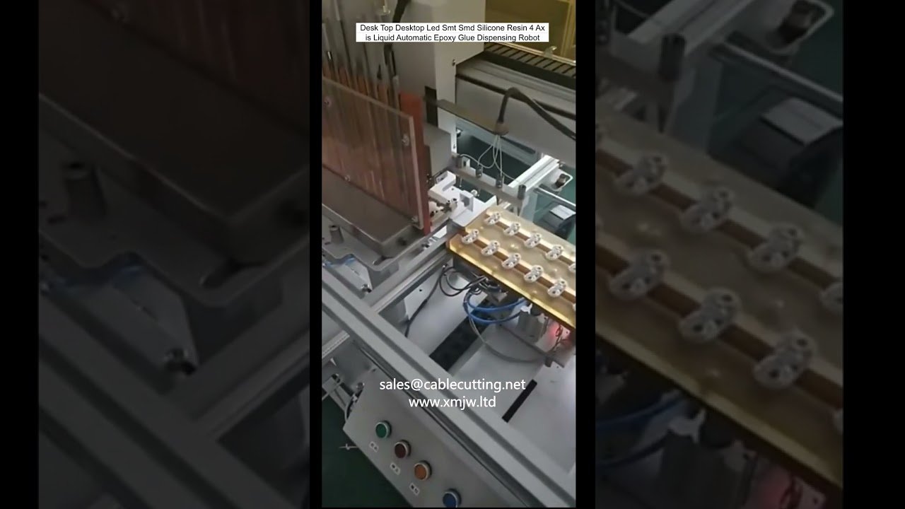 Desktop LED SMT SMD Silicone Resin 4-Axis Automatic Epoxy Glue Dispensing Robot