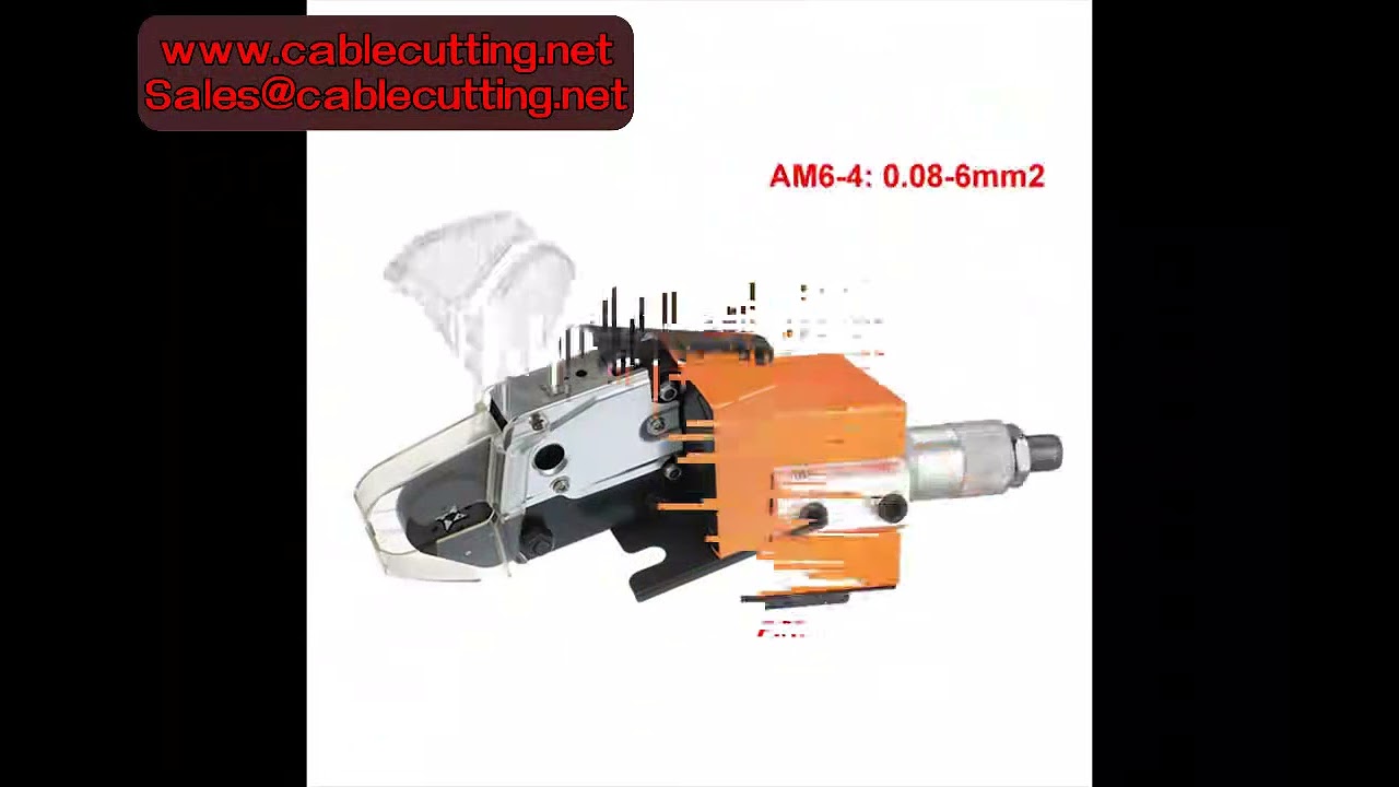 AM6 Pneumatic Crimp Machine for 0 08 6 mm² Square Typecan which may perform flexible crimp connectio