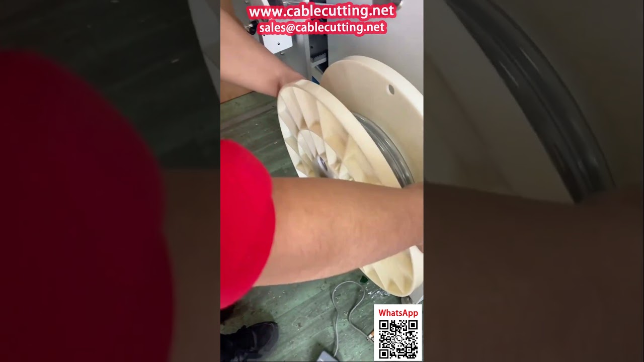 Enrouleuse Compteuse sur Bobine Plate pour Tuyau Flexible PVC