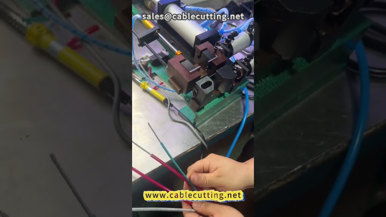 40 rubber coated wire rope peeling machine # peeling machine # pneumatic peeling machine # wire rope