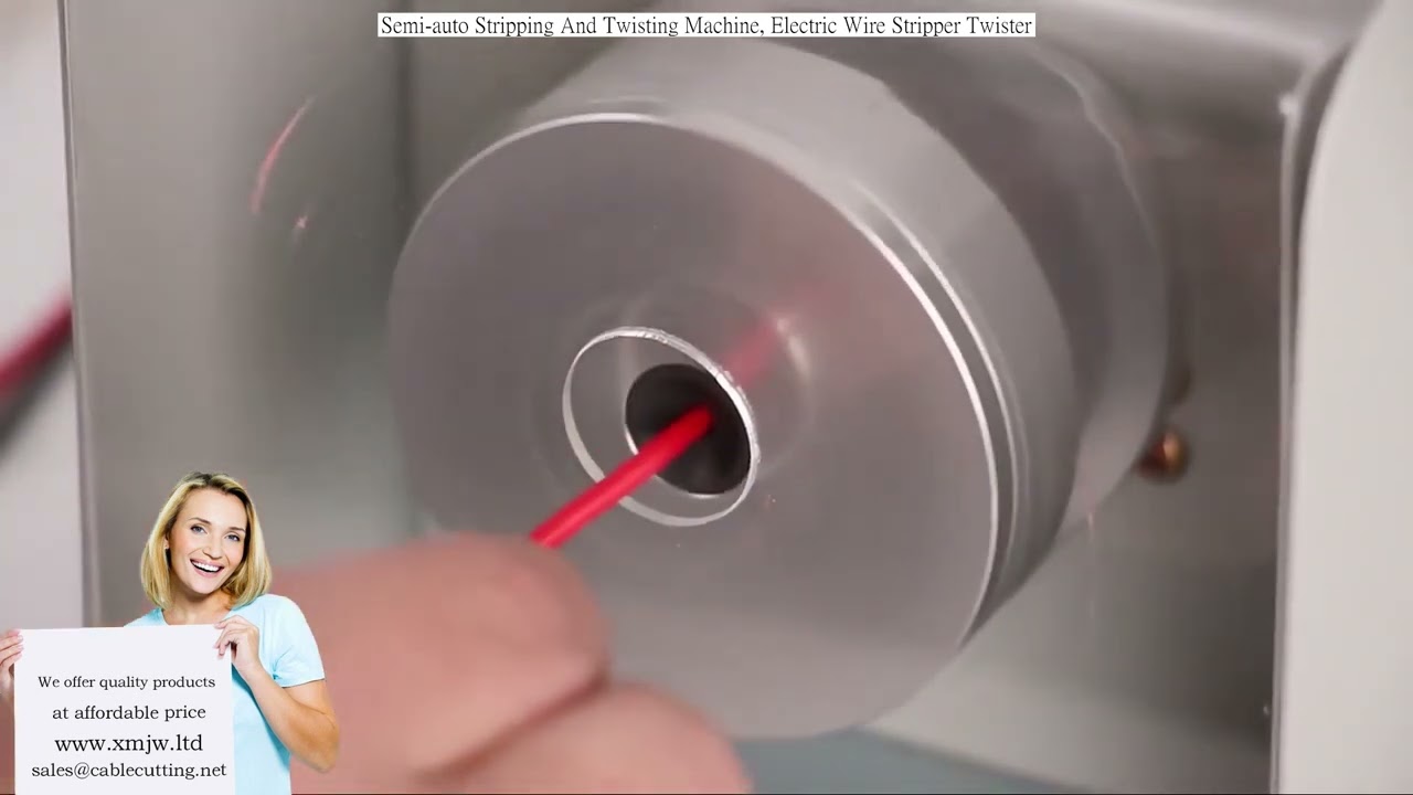 Semi auto Stripping And Twisting Machine, Electric Wire Stripper Twister