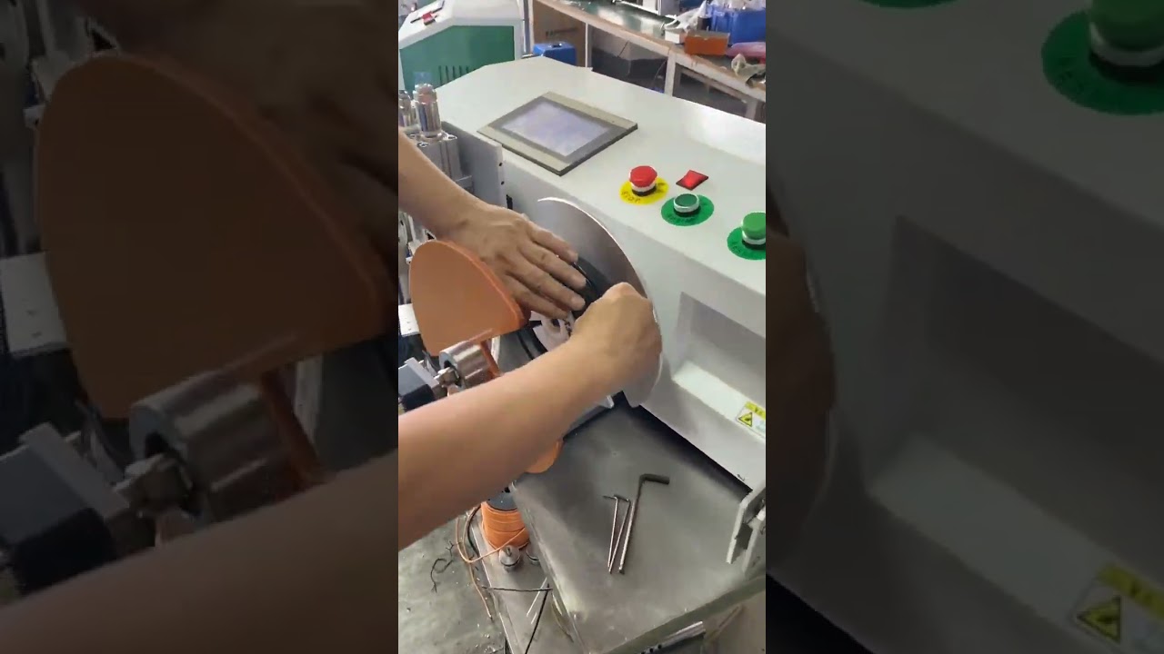 Automatic Wire Meter Counting, Traversing, Cutting, Winding & Tying Machine 1mm-9mm Diameter