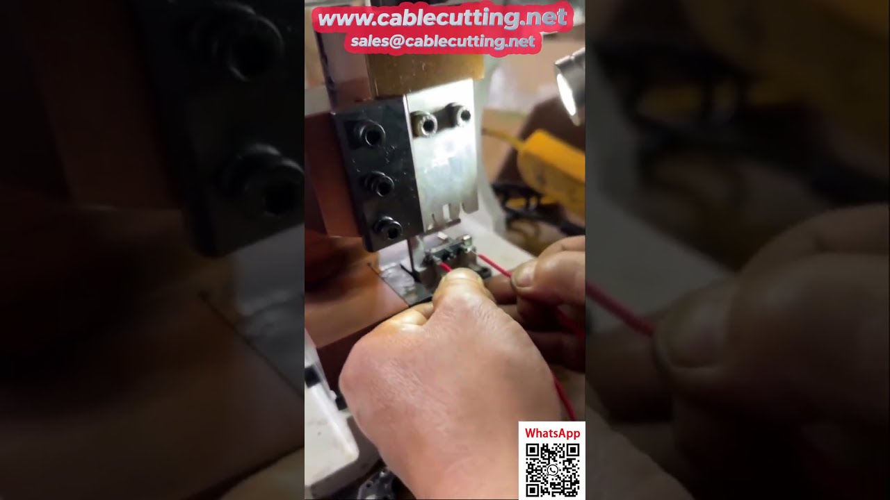 Máquina procesadora de cables de alimentación