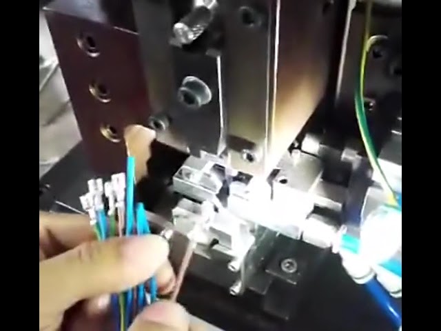 Electronic Single-Multi Core Flat Cable Stripping & Terminal Taping Machine | Earphone Cable Maker