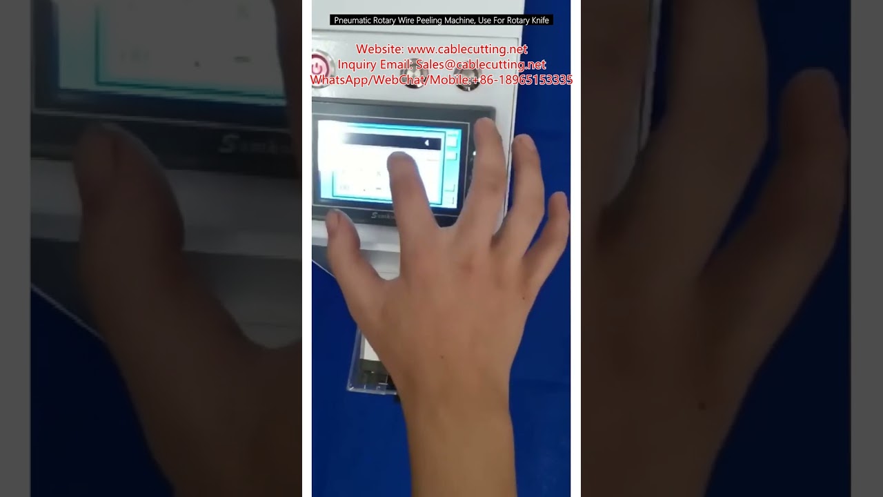 Pneumatic Rotary Wire Peeling Machine, Use For Rotary Knife