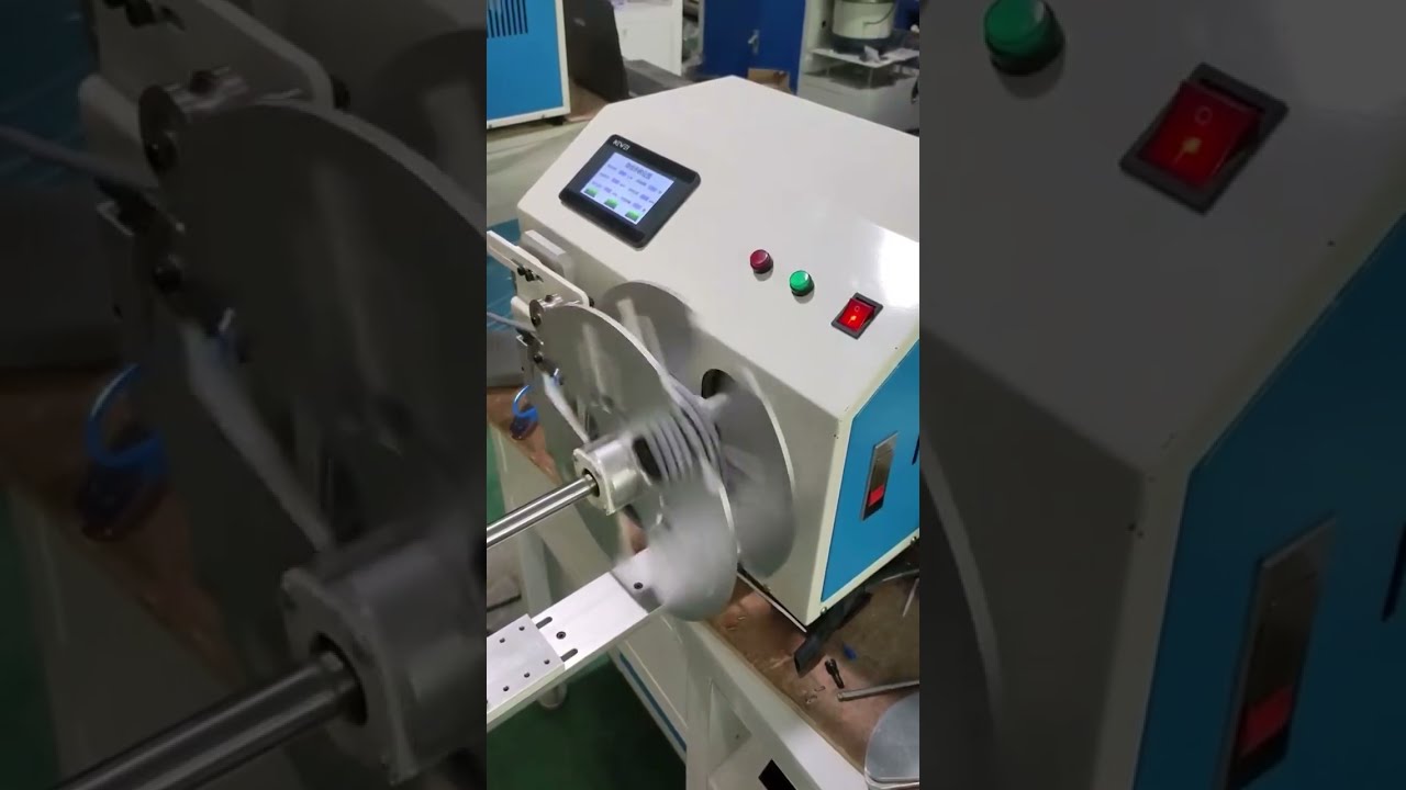 Winding Machine with Metering Winding Function Working Real Shot #factory #machine