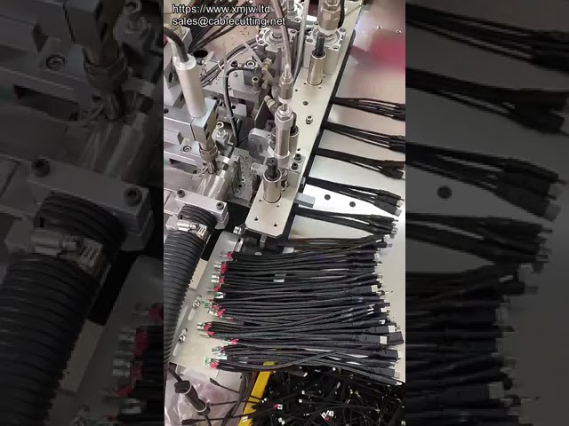 Cable Manufacturing Machinery Automatic USB Micro Soldering Machine