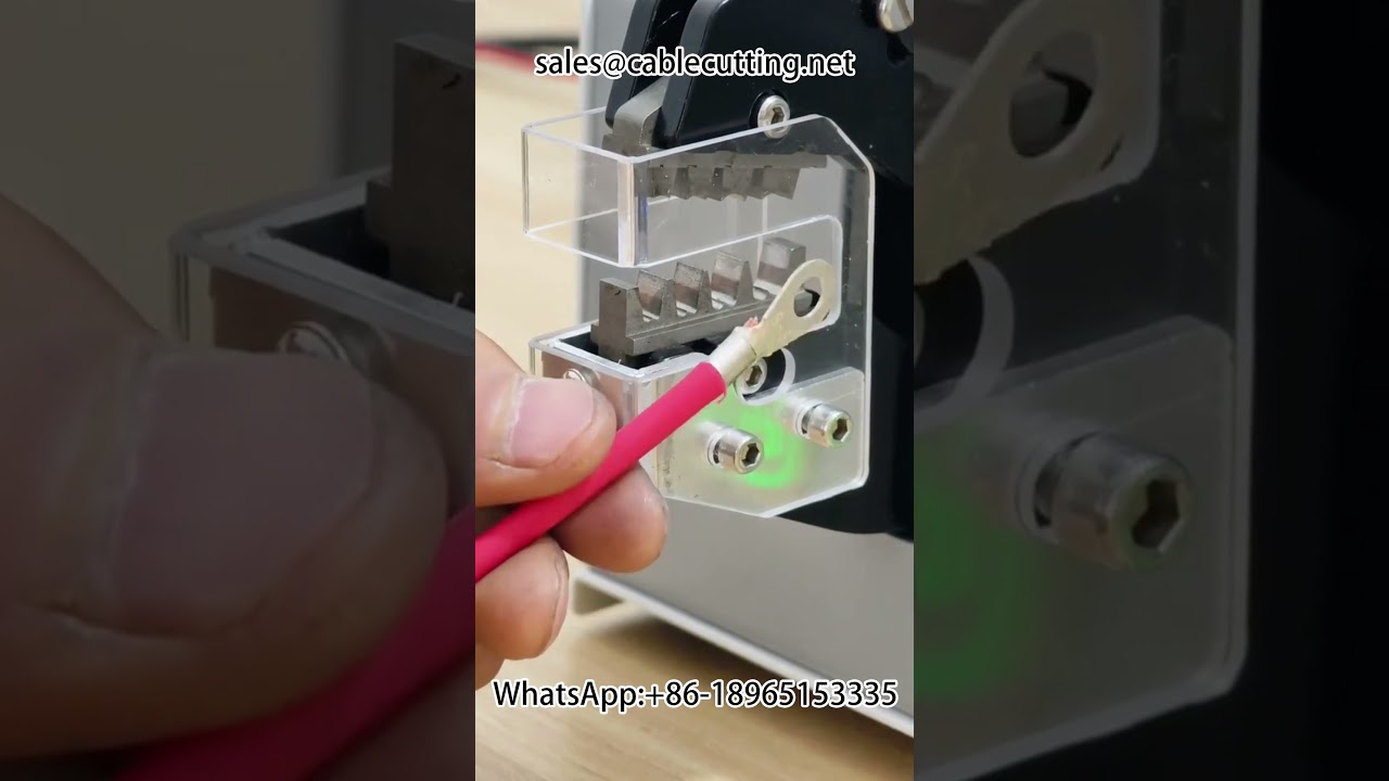 Pure Electric Terminal Crimping Machine | Automated Wire Processing Tool