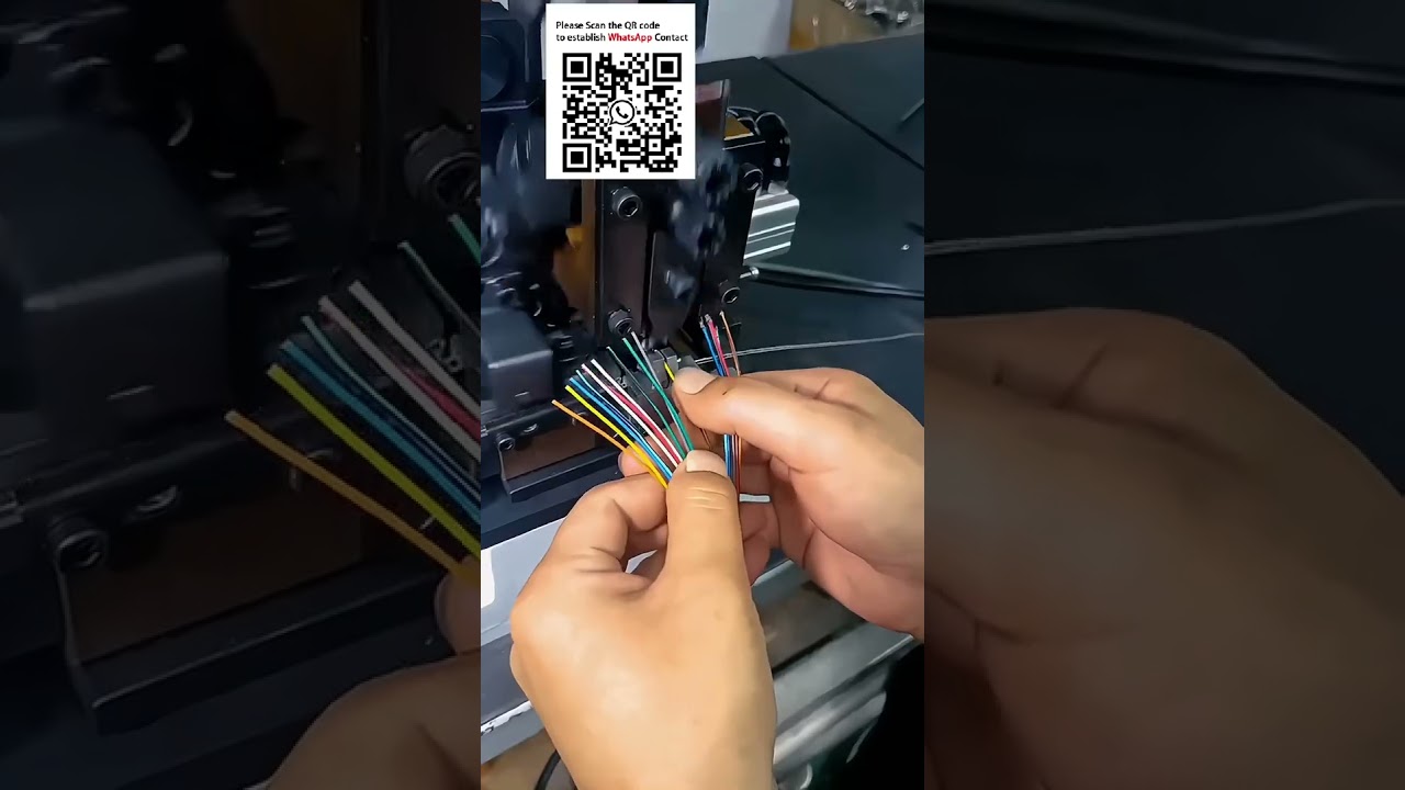 The Power of Automation High Performance Stripping & Crimping Machine #Mechanical Engineering