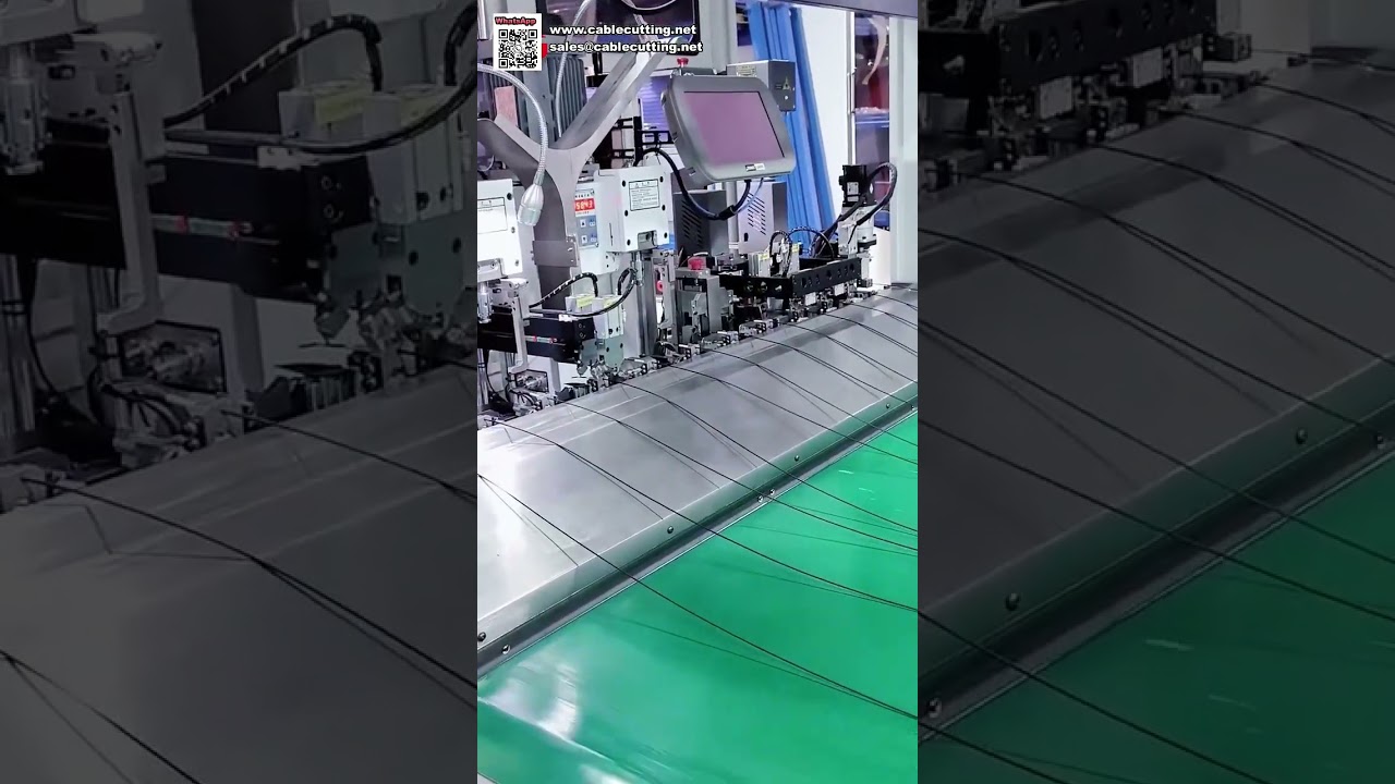 High Efficiency Automatic Terminal Crimping Machine for Extra Long Wire Processing - Shorts