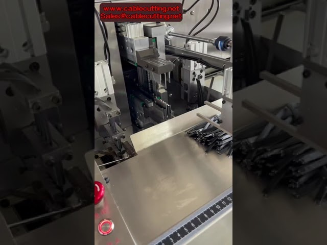 Fully Automatic wire Cutting And Tinning Machine Electric Wire Cutting Stripping Twisting Dip Tin ma