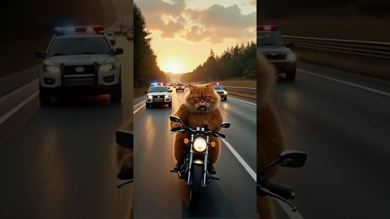 Police vehicles are engaged in a pursuit operation targeting car theft suspects.