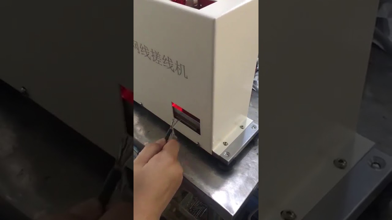 Rj45 Ethernet Cable Straighten Machine