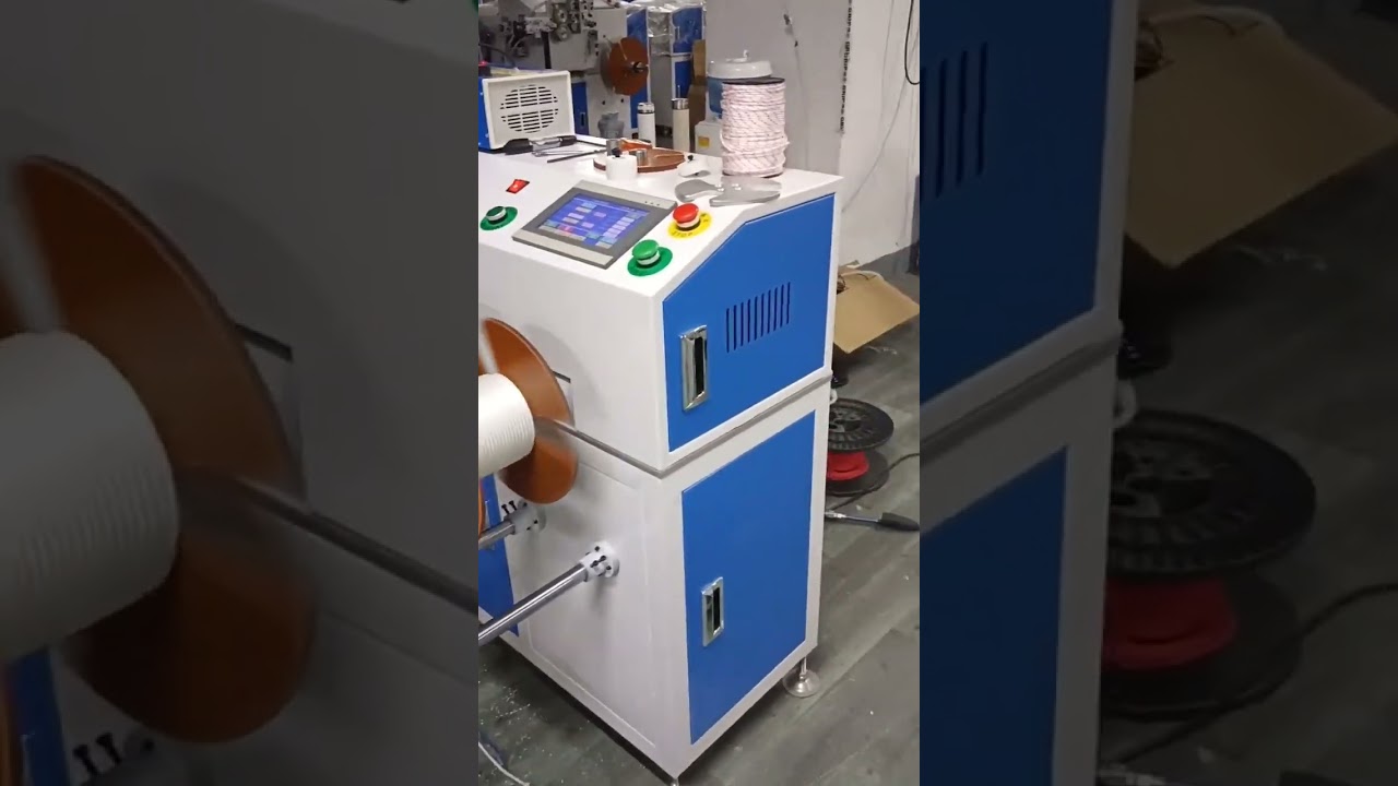 Automatic Nylon Safety Rope Meter Counting, Hot Cutting & Coiling Machine