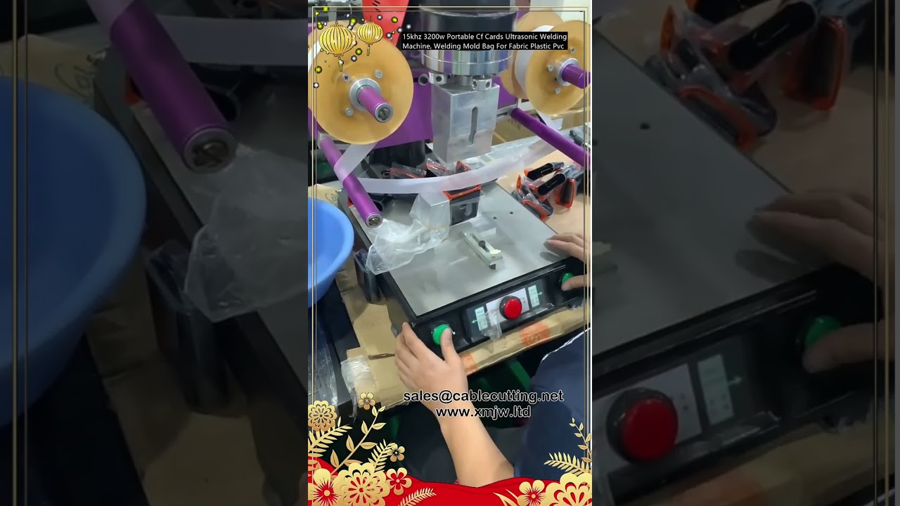 15khz 3200w Portable Cf Cards Ultrasonic Welding Machine, Welding Mold Bag For Fabric Plastic Pvc