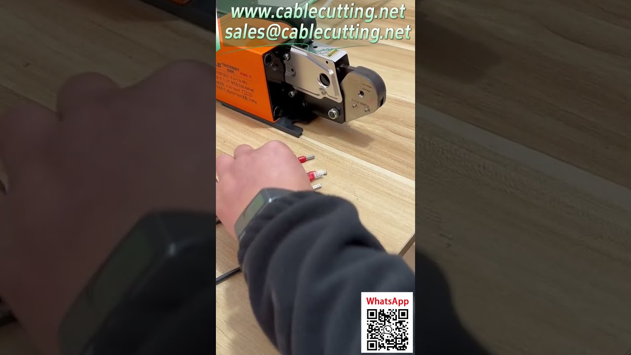 Wire Ferrule Crimping Tool for 0.25-10 sq mm Square Connectors