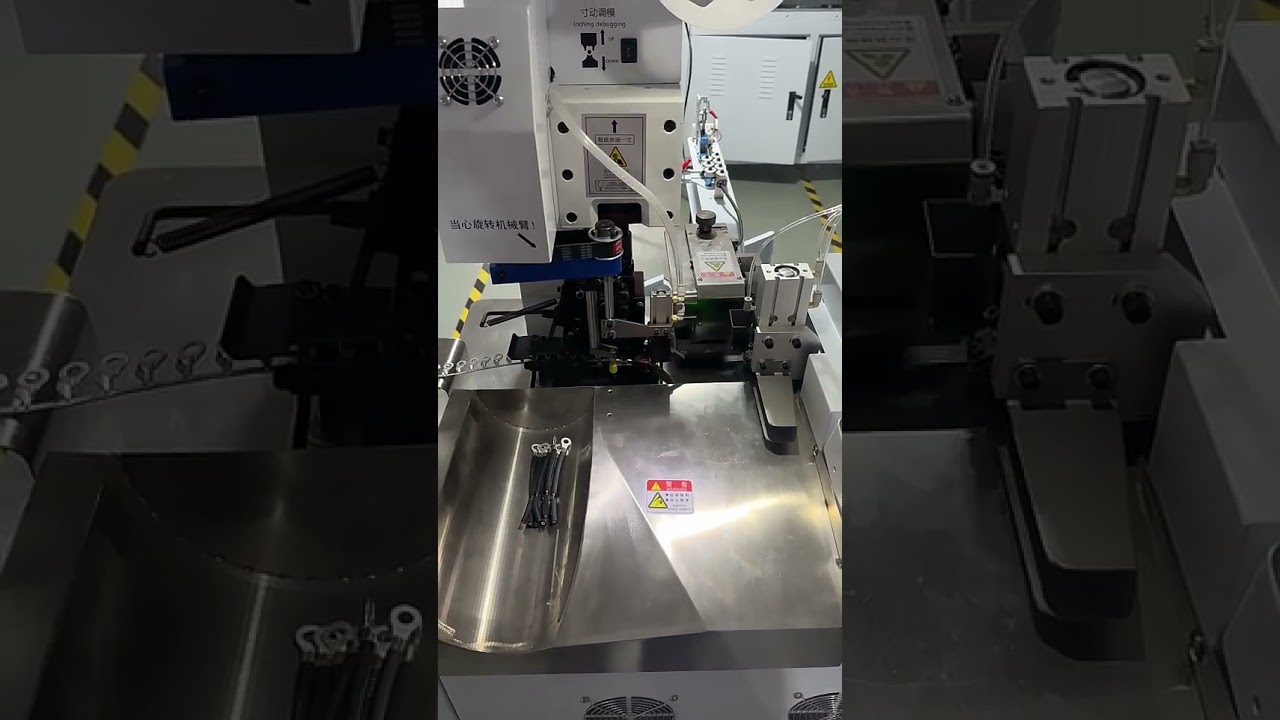 Fully Automatic Multifunctional Single Head Single Wire End Crimping & Stripping Terminal Machine