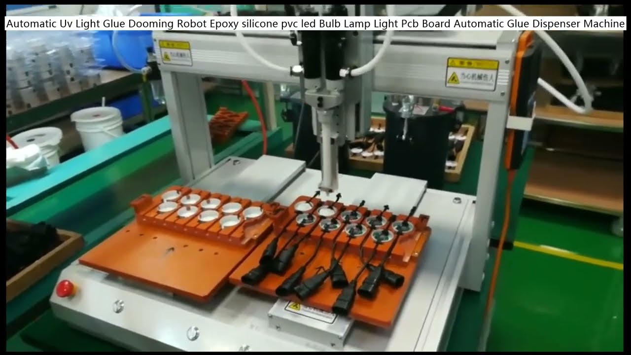 Automatic UV LED Glue Dispensing Robot for PCB Board & Bulb Lamp Coating