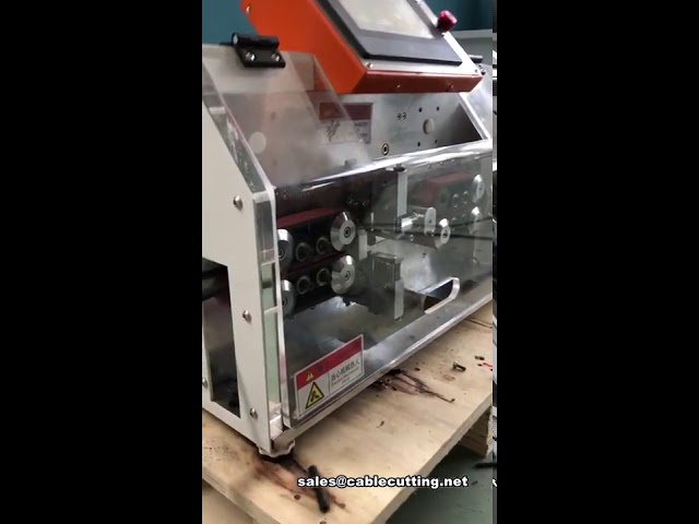 Full Automatic seven Cores Wires Round Sheath Cable Stripping Cutting Machine