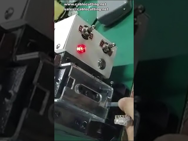 Cable crystal head crimping machine, telephone line to the joint press machine, 8P6P4P electric smal