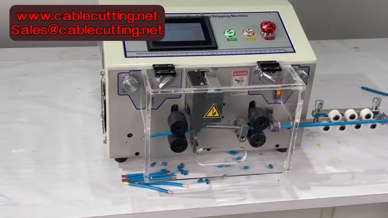 Computer Automatic Wire Stripper Stripping Machine JES 0 1 10mm2 Wires Cable Stripper with Touch Scr