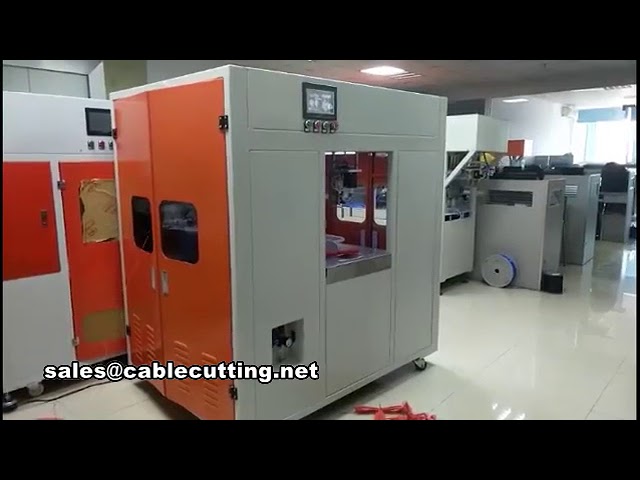 Automatic Cable Cutting, Wire Core Stripping, and Winding Tying Machine