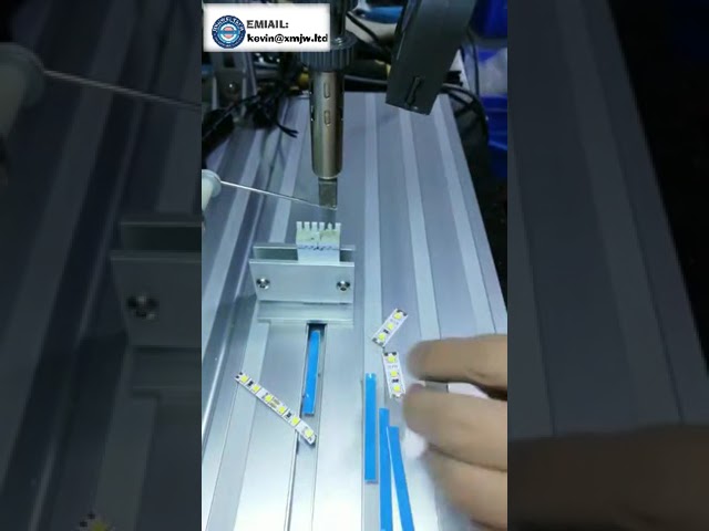 Semi Automatic Aviation Plugs Head Soldering Machine Intelligent Alarm System Wire Connector Welding