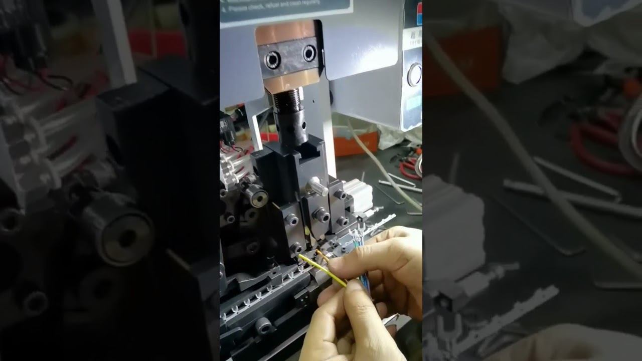 Stripping and Crimping Machine Stripping and Crimping Real Shot Video, Can Make Horizontal #factory