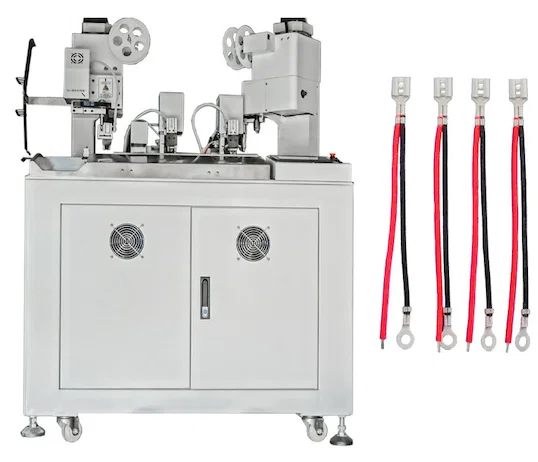 Automatic Three-Sided Two-Wire Crimping Machine