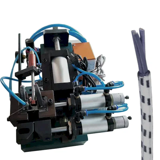 Braided wire heating stripping machine pneumatic hot stripping machine