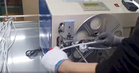 Socket Wire Coiling and Binding Machine