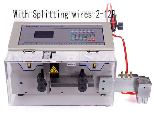 Flat Cable Stripping, Cutting, and Splitting Machine