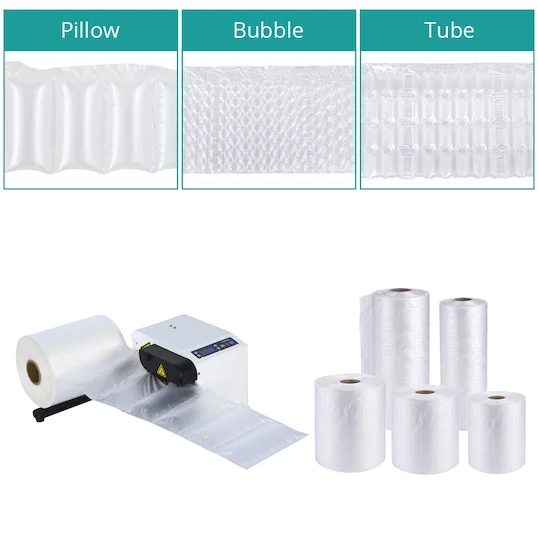 Inflatable Bubble Air Pillow Cushion Bag Making Machine