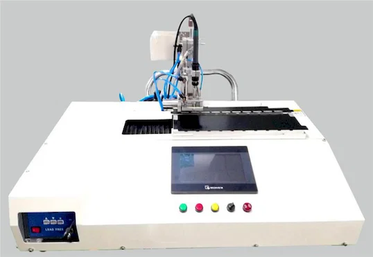 Semi-Automatic Wire Soldering Machine